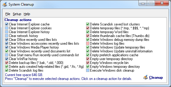 Disk Cleanup Windows 7 Setup Log Files
